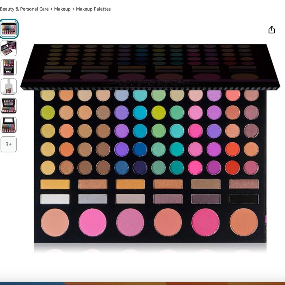 Highly Pigmented Blendable Eye shadows, Makeup Blush and Face powder Makeup Kit